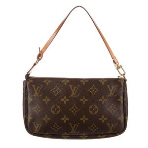 Louis Vuitton Monogram Pochette Accessories with Shoulder Strap